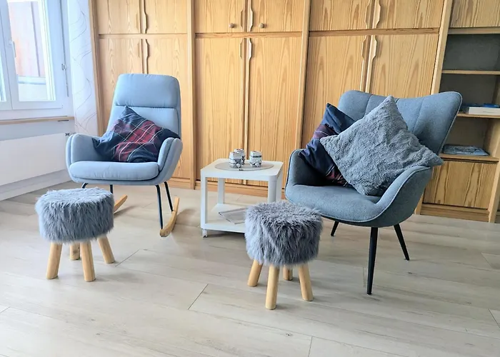 Modernes Wohlfühlstudio Im Haus Eldorado Mit Traumaussicht * Leukerbad