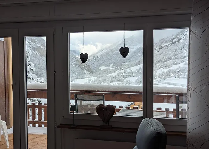 Modernes Wohlfühlstudio Im Haus Eldorado Mit Traumaussicht Leukerbad